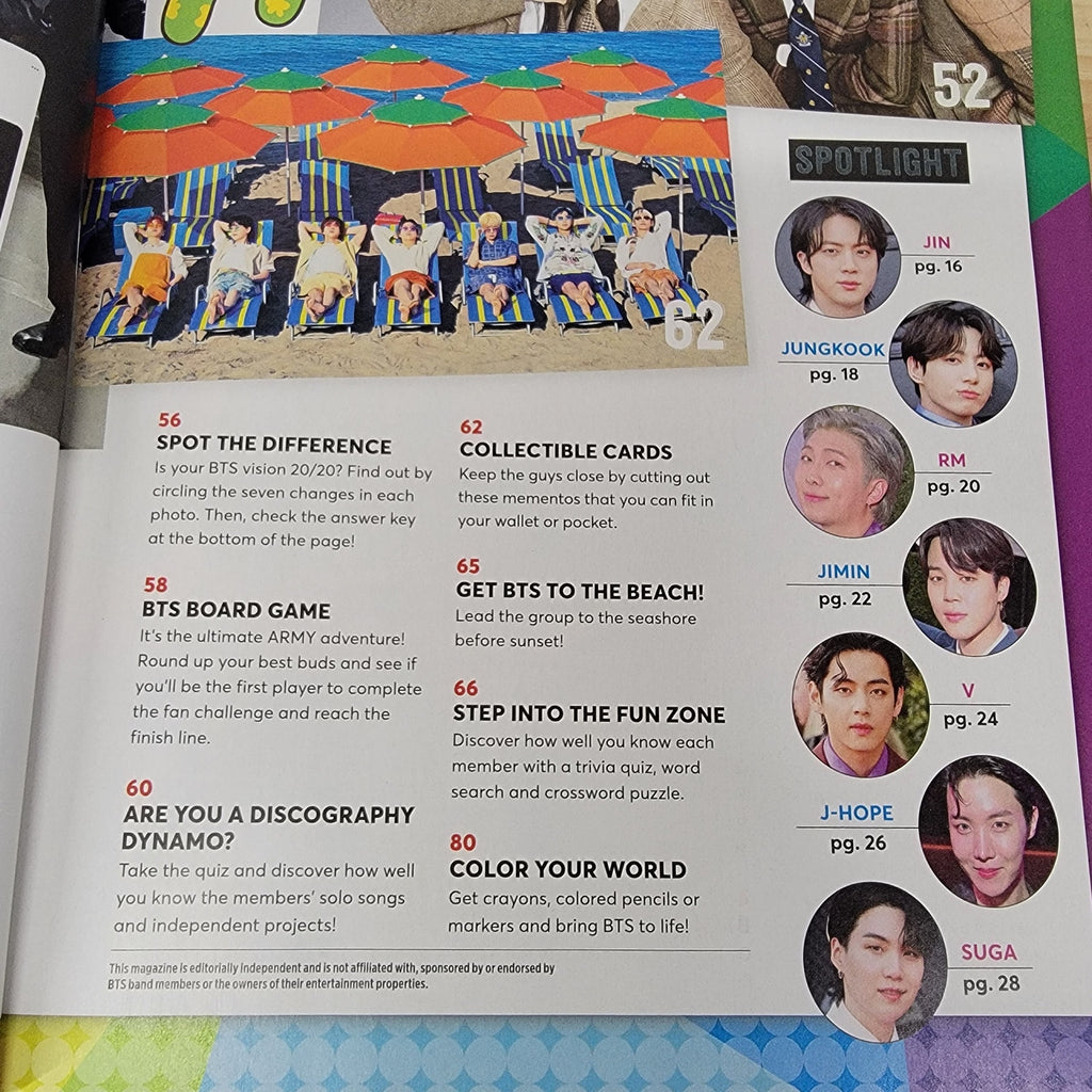 BTS The Ultimate Activity Fanbook: Music Spotlight Collector's Edition 9/5/22