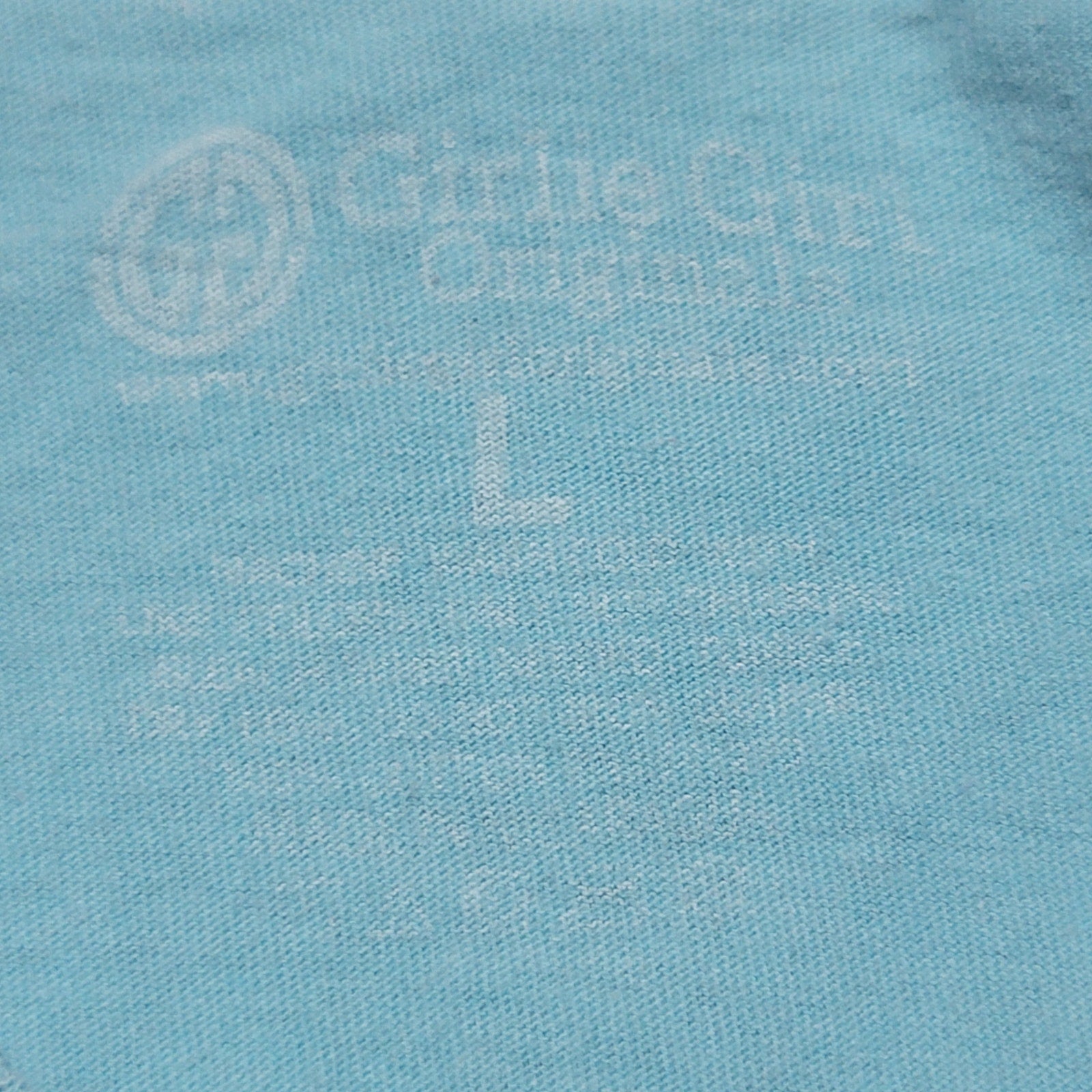 Girlie Girl Originals Blue Tee "Life Is Short.." - Size Large