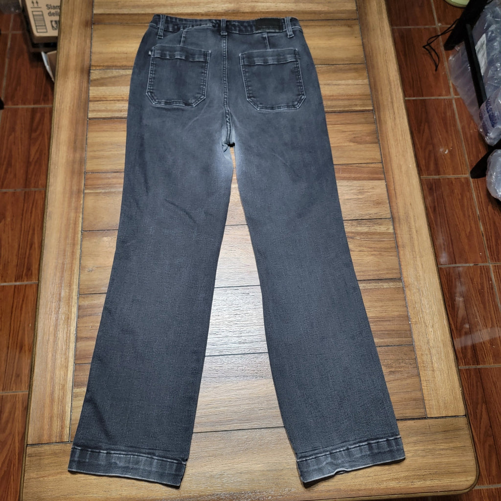 Judy Blue Black Denim Jeans Back Pockets On Both Sides - Size 15/32