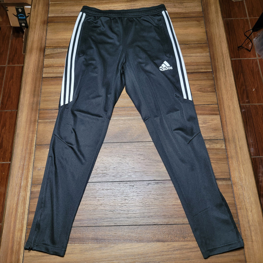 Adidas Classic Stripe B&W Climacool Athletic Pants - Size Medium