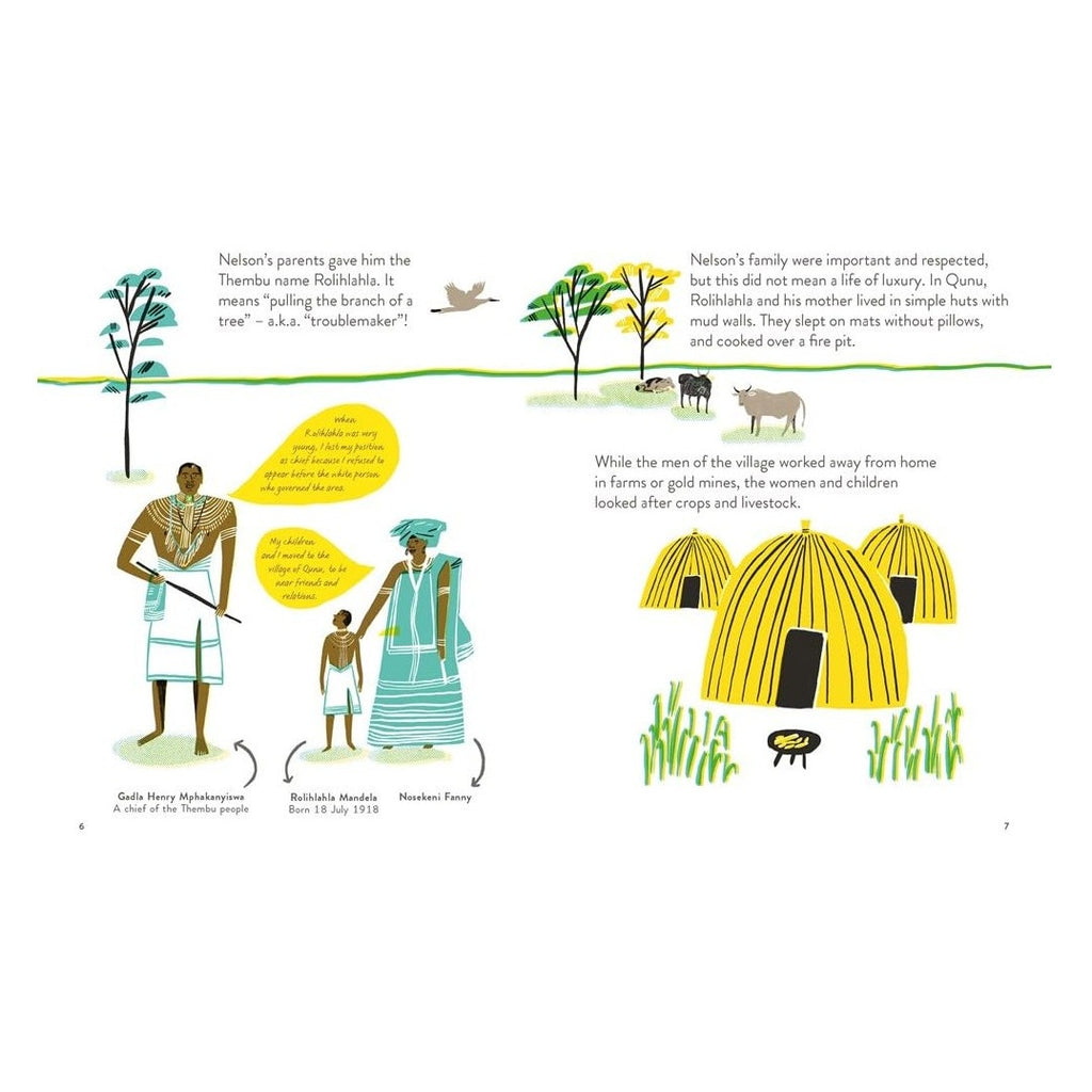 Set of 2 Little Guides To Great Lives: Nelson Mandela & Maya Angelou