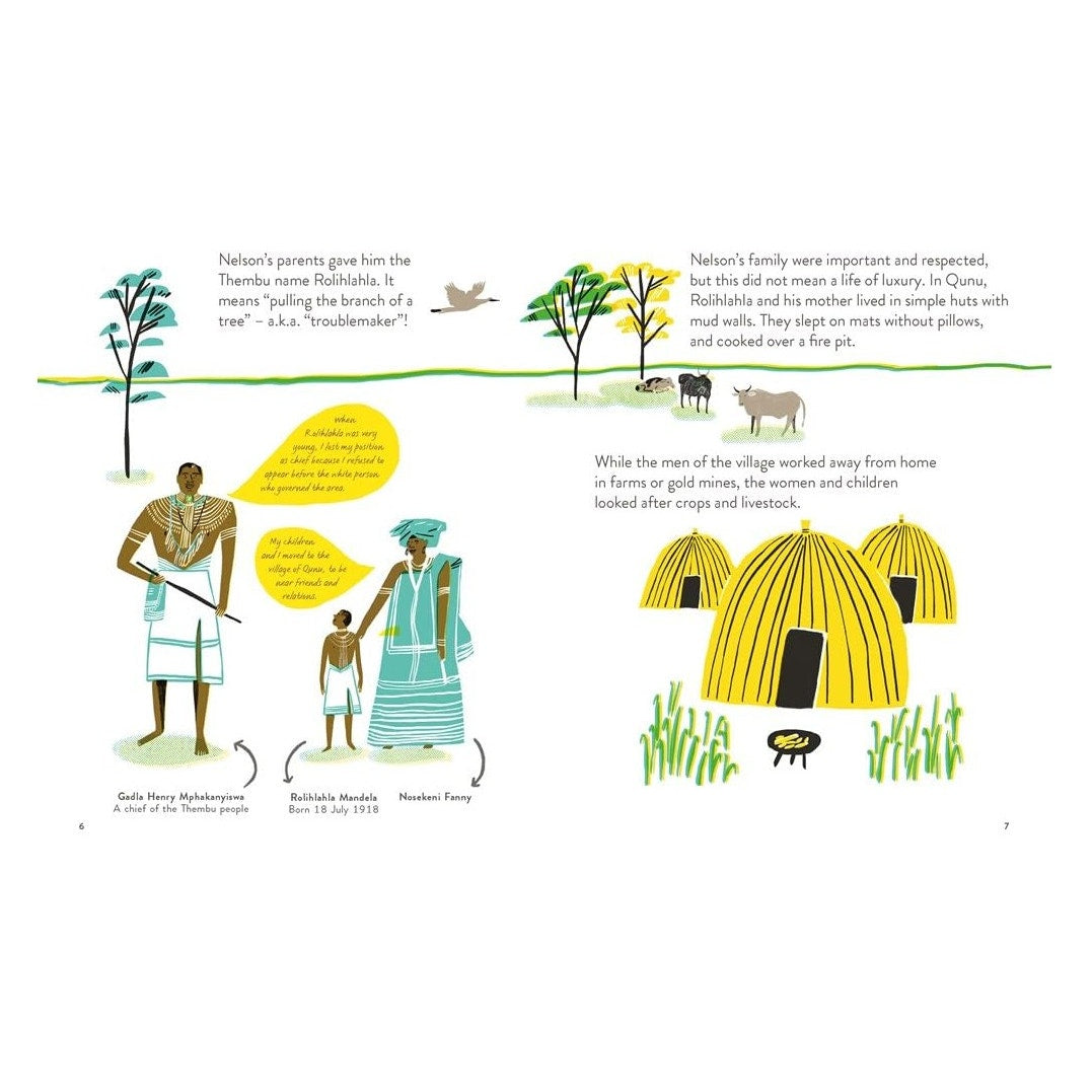 Set of 2 Little Guides To Great Lives: Nelson Mandela & Maya Angelou