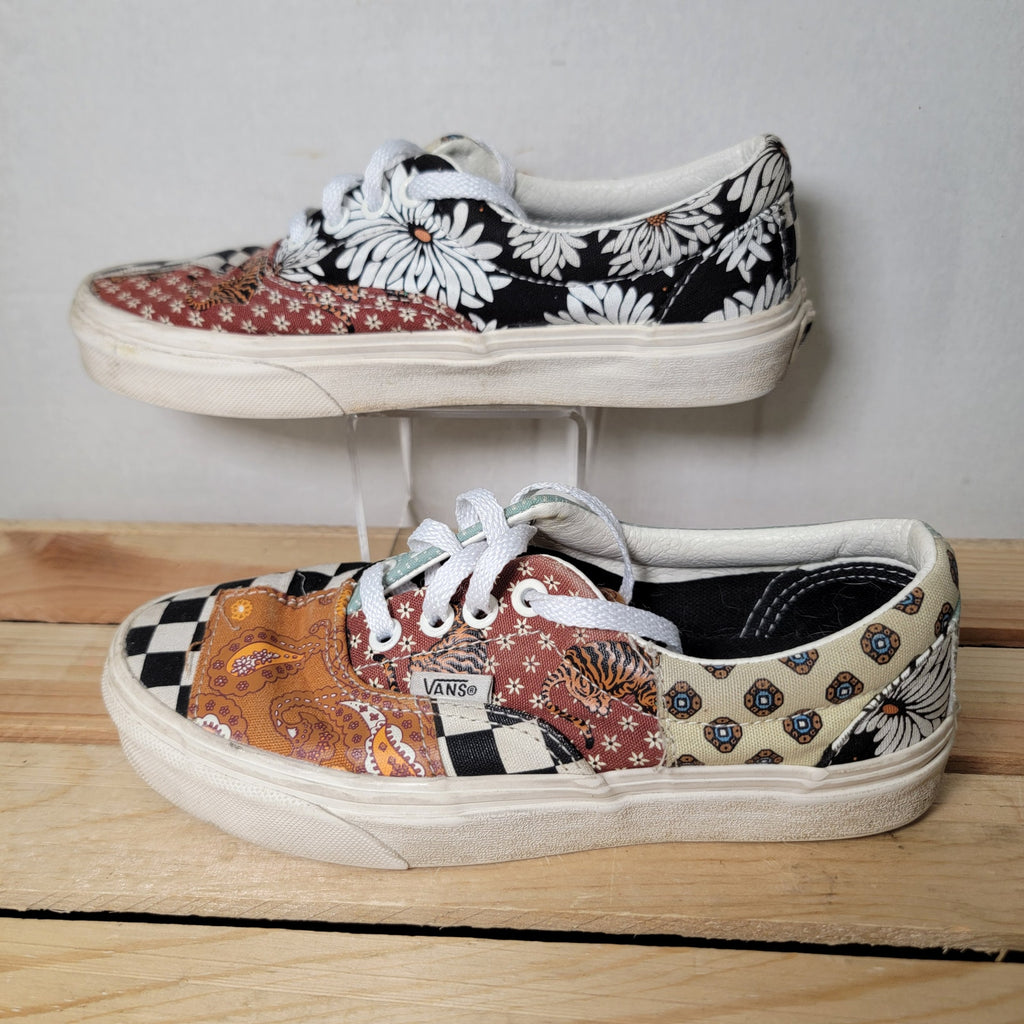 VANS Era Tiger Patchwork Skate Shoes - Size 3.5M / 5W