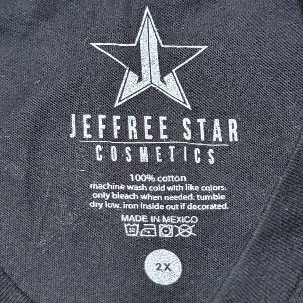 Jeffree Star Cosmetics Black Unisex Tee "Jeffree Star Approved" - Size 2X