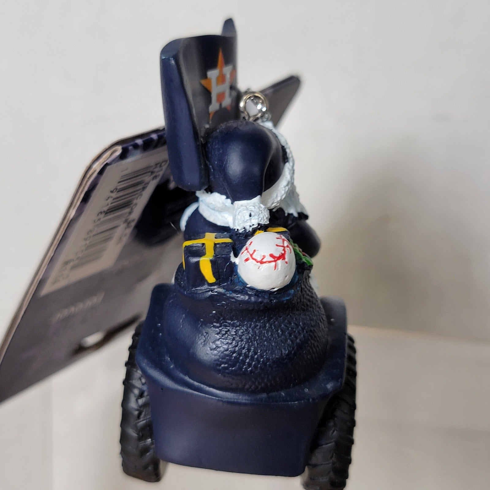 MLB Houston Astros Christmas Ornament Santa on a Tractor - NWT
