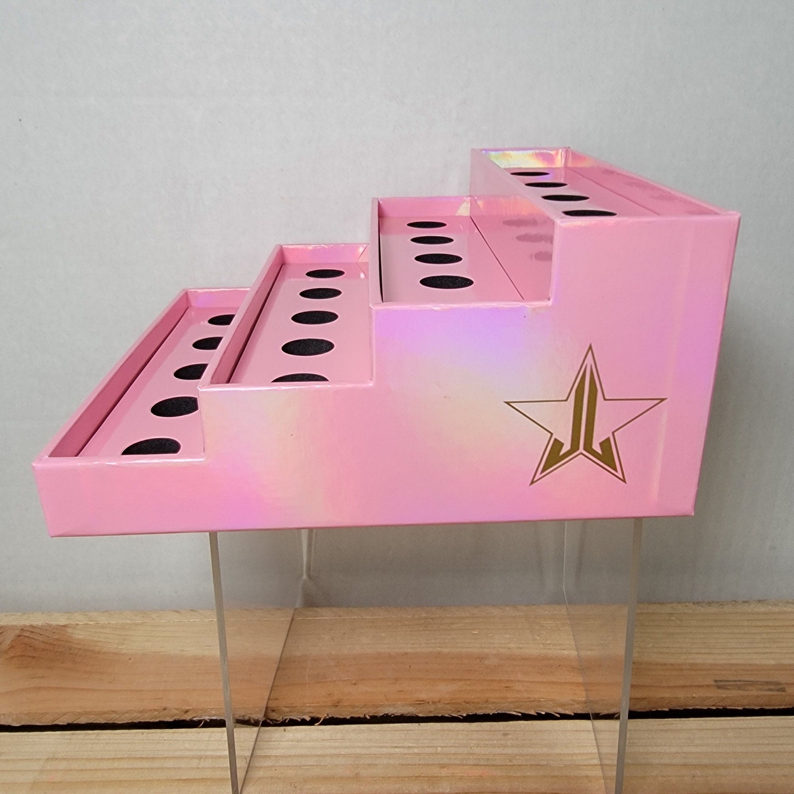 Jeffree Star Cosmetics Pink Shimmer Makeup Display Holder: Supreme Gloss - NWOT