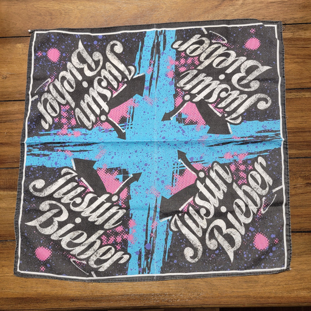 Justin Bieber Bandana 21" x 21.5"