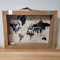 Mainstays Wooden "Our Adventure Fund" Bank Vintage Suitcase Design