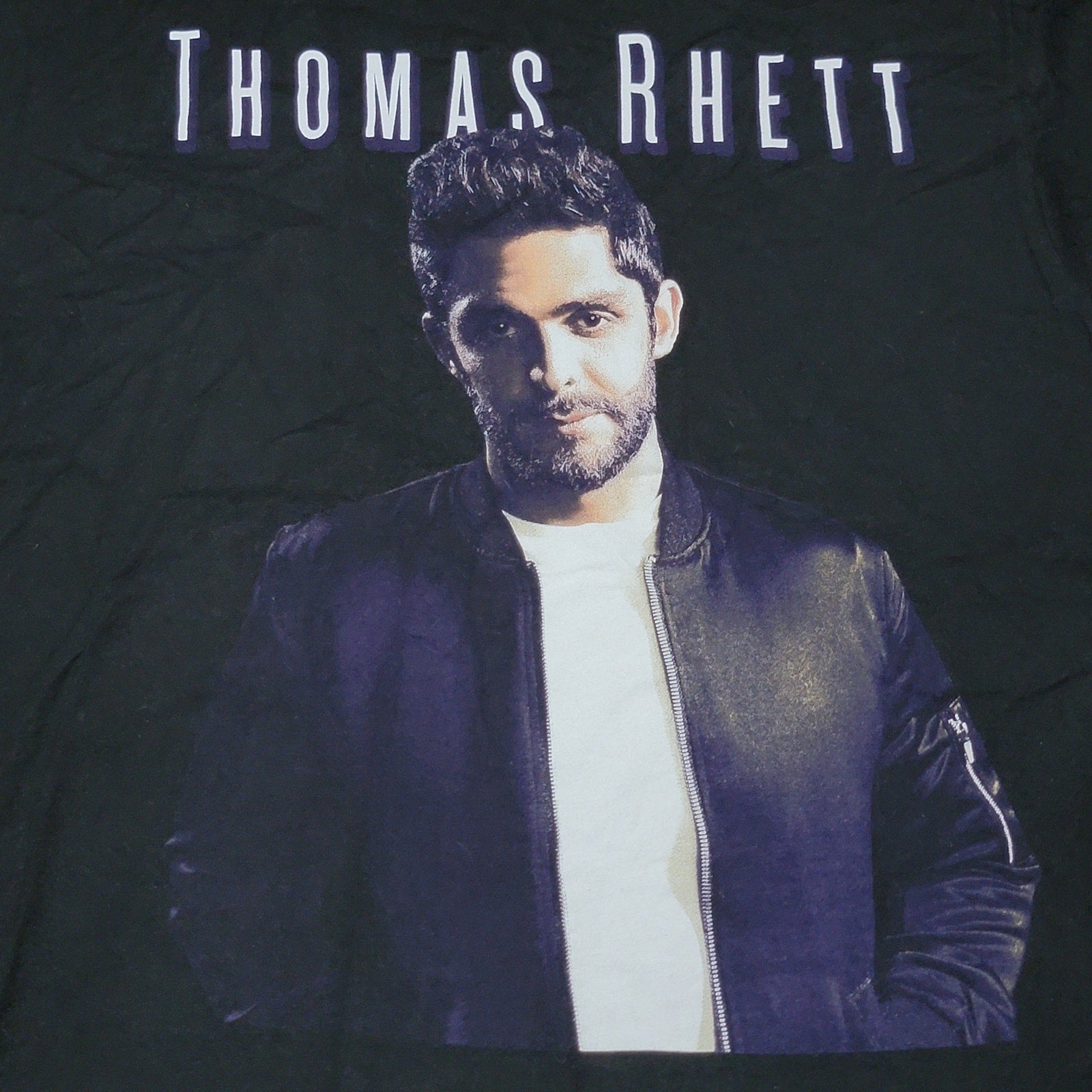 Thomas Rhett "Home Team" Tour 2017 Black Unisex Tee - Size Large
