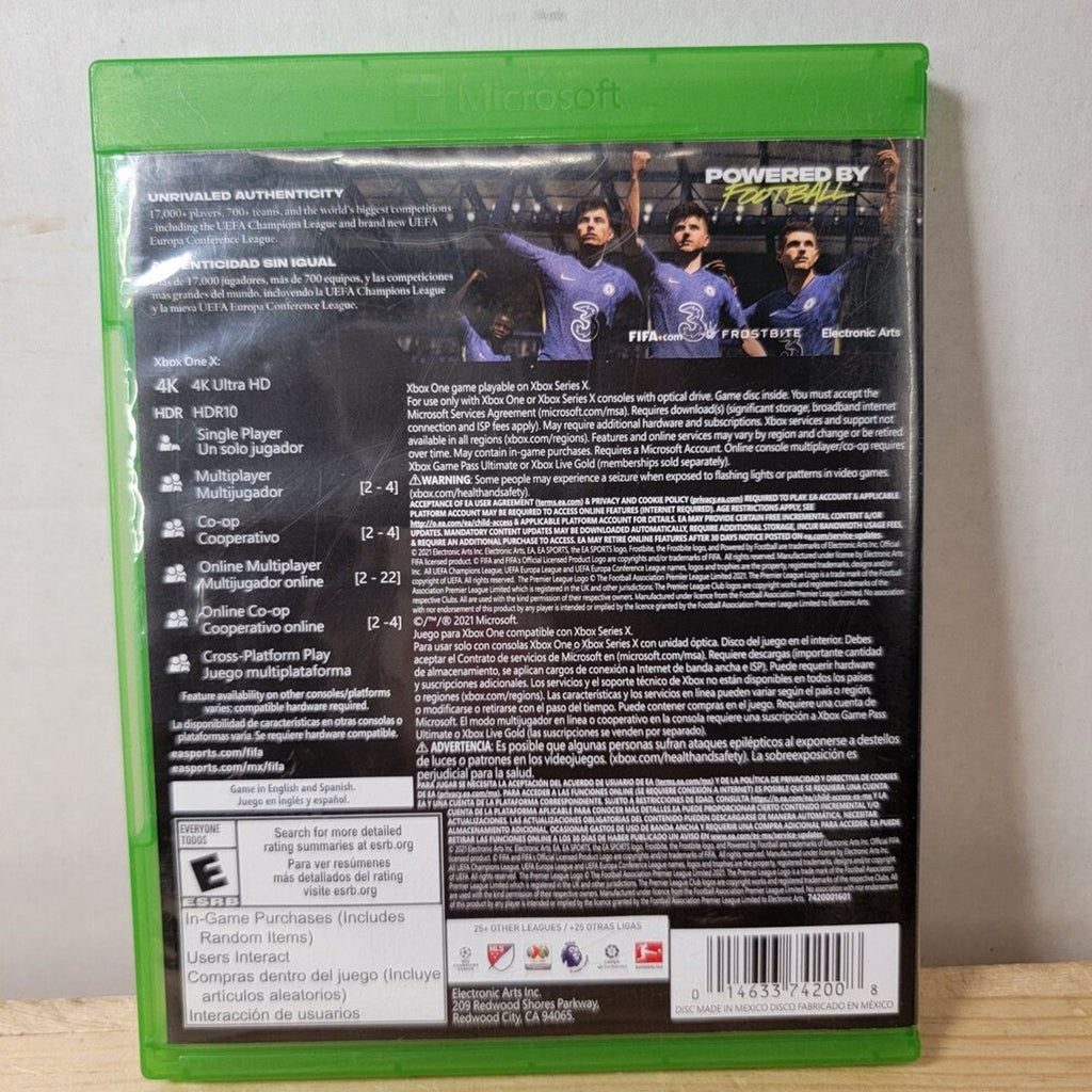 XBOX One FIFA 22 (No Book)