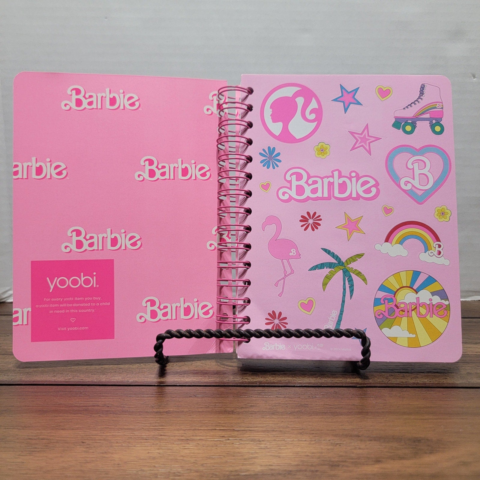 3 Pc Barbie Notebooks: Spiral, Composition & Journal - NEW