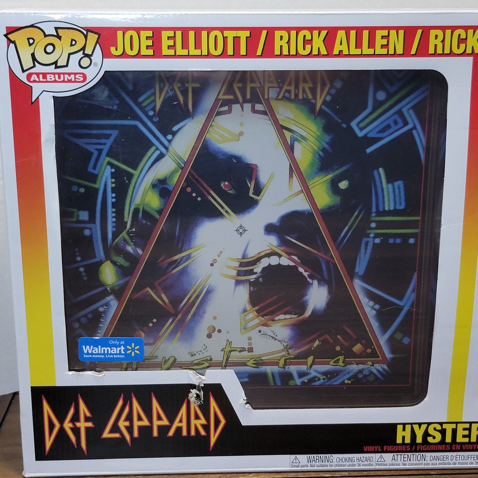 Pop! Albums Def Leppard Hysteria Vinyl Figures - NEW / SEALED