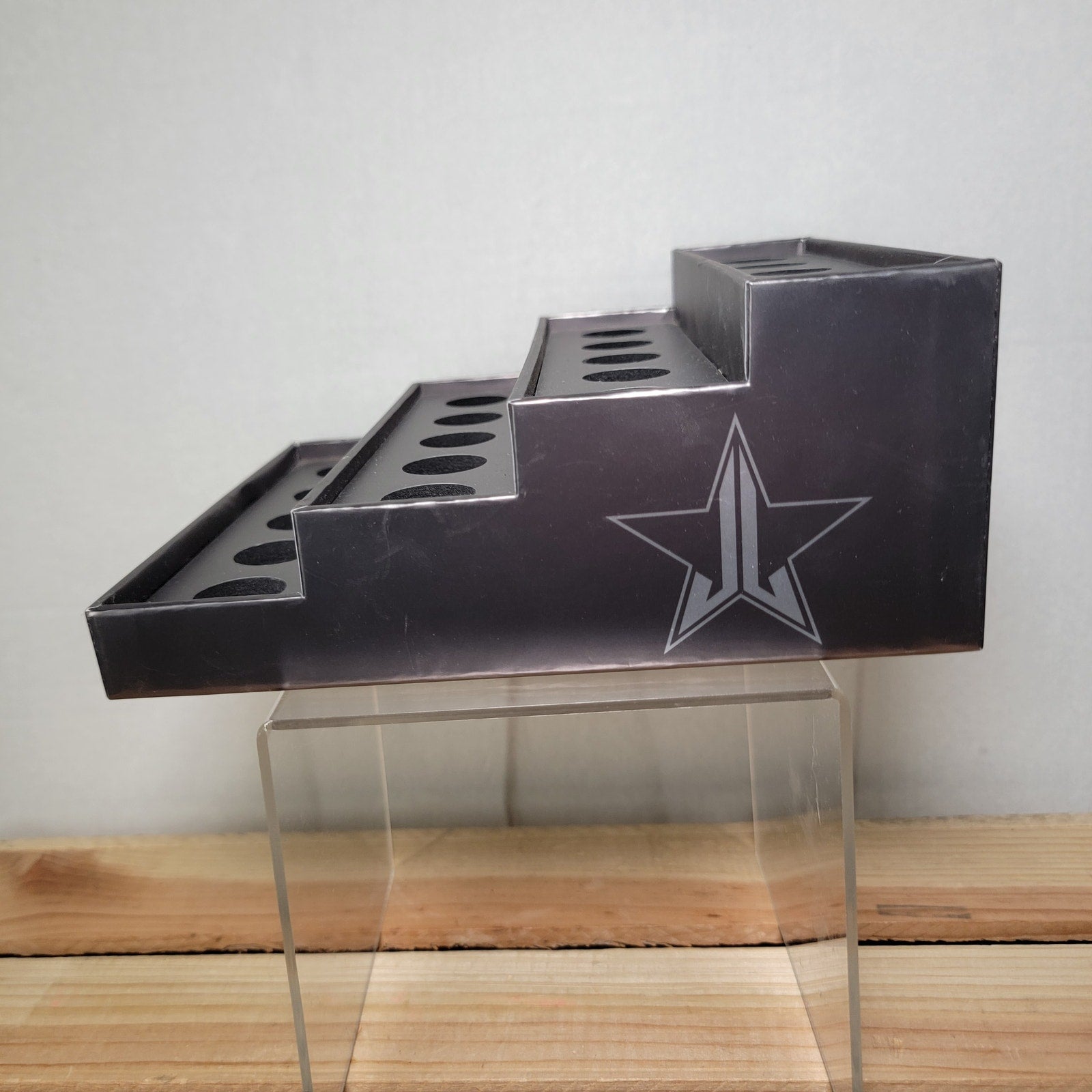 Grey Jeffree Starr Cosmetics Velvet Trap Makeup Display Holder - NWOT