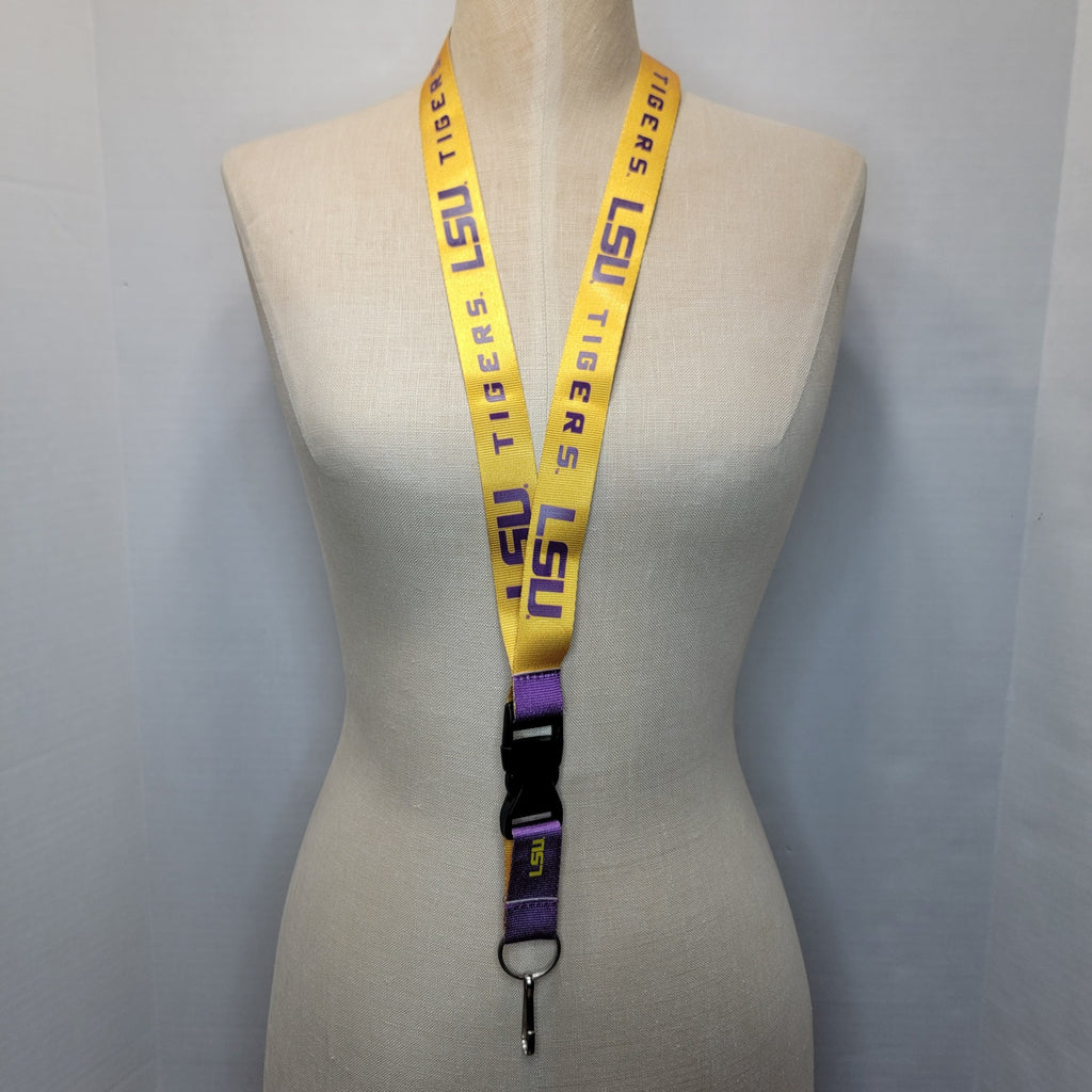 Set of 3 LSU Accessories: Lanyard, Bracelet & Sunglasses Holder
