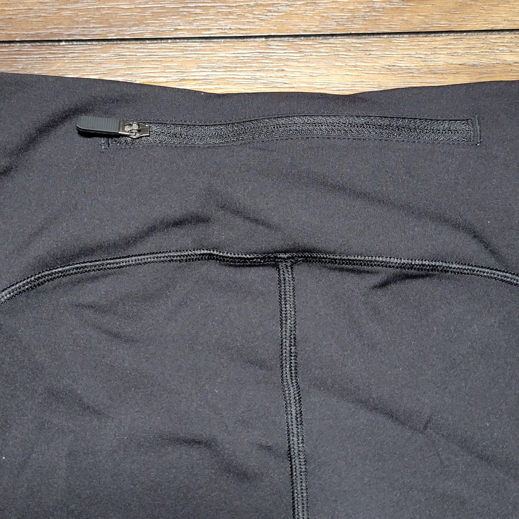Lululemon Black Leggings w/ Zipper Pouch - Size 8