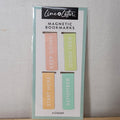 Line & Letter Magnetic Book Marks (4 Count) - NEW / SEALED