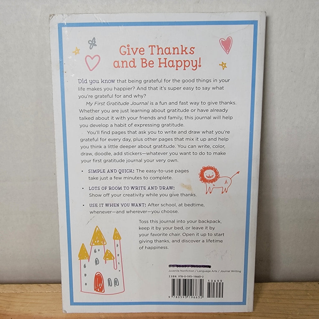 BOOK My First Gratitude Journal - NEW