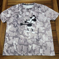 Unbranded Grey Camo Steamboat Willie Mickey Unisex Tee - Size XXL