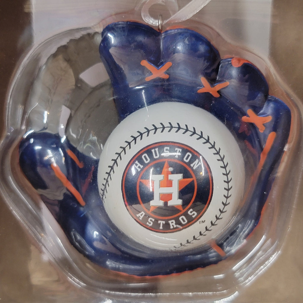 Hallmark X Houston Astros Ball in Glove Ornament - NEW / SEALED