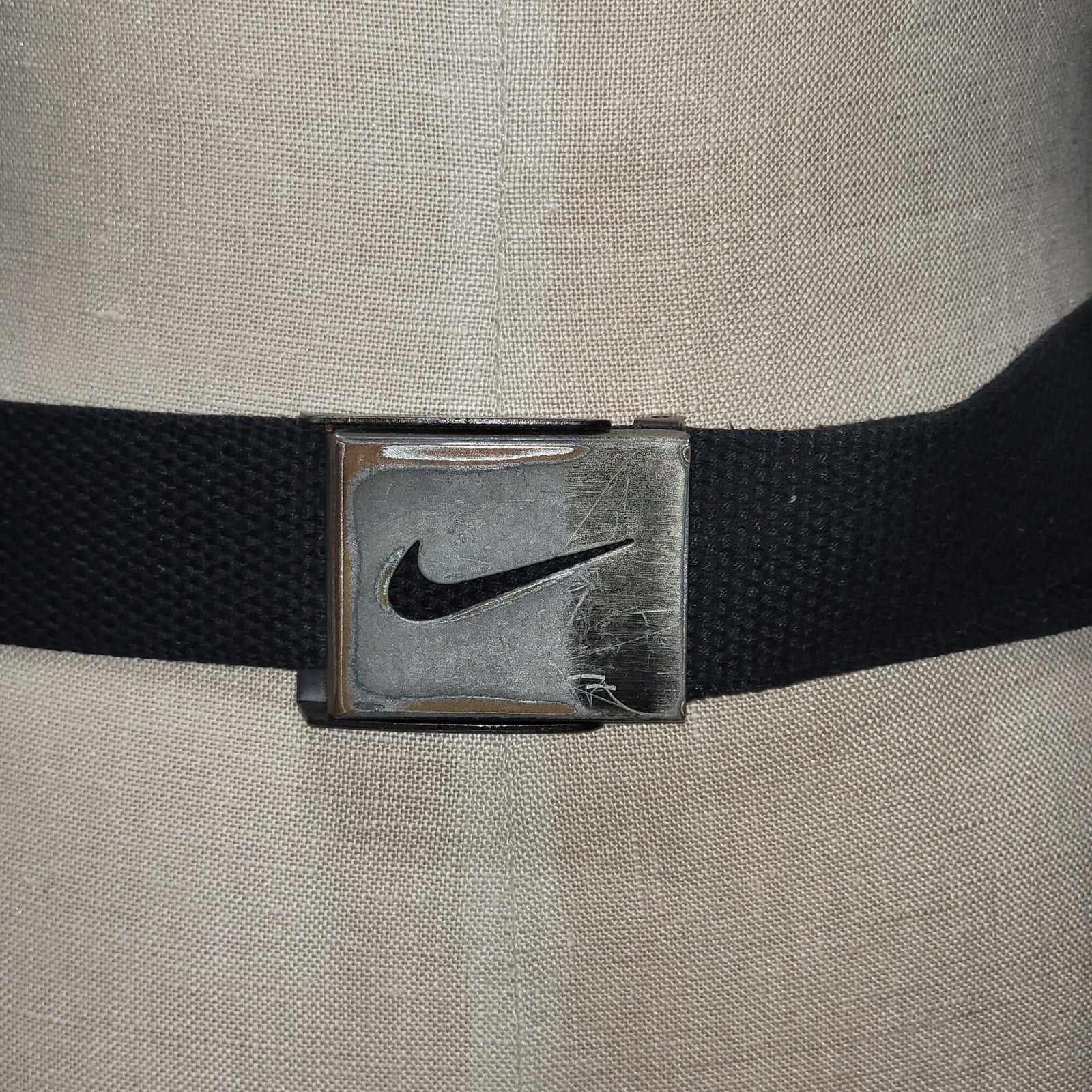 Nike Black Fabric Belt 48.5"