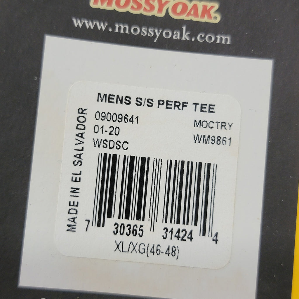 Mossy Oak Insect Repellent Flex Fabric Green Camo Shirt - Size XL (46-48) NWT