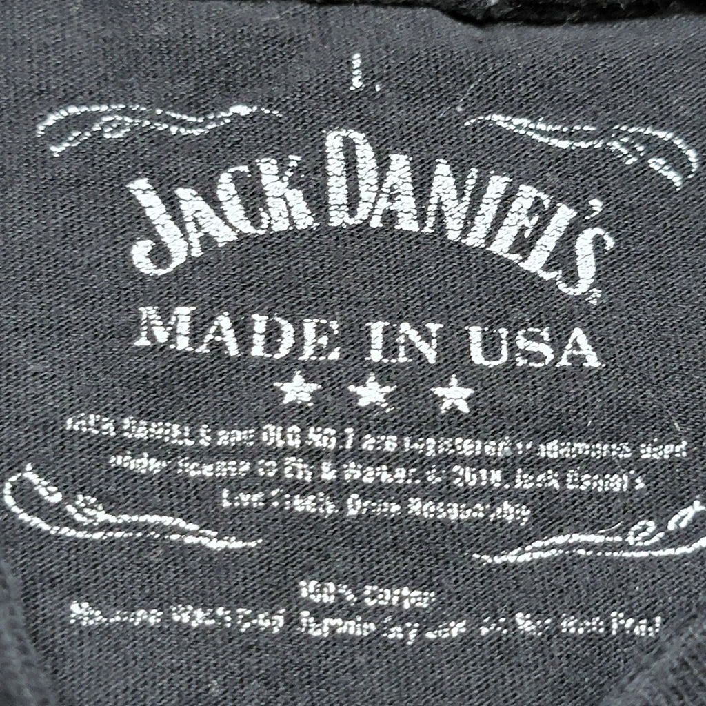 Jack Daniels Unisex Tee American Flag "Distilled In America.." - Size Large