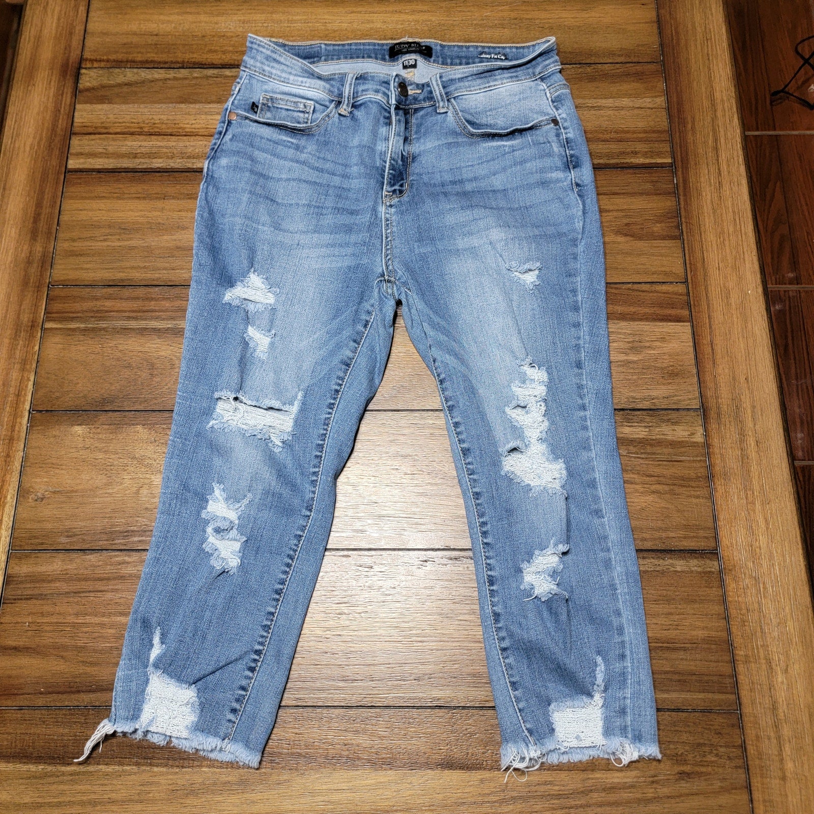 Judy Blue Skinny Fit Capri Denim Jeans - Size 11/30