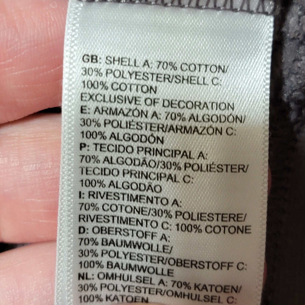 The North Face Dk Grey LS Pullover Hoodie - Size Women's Medium