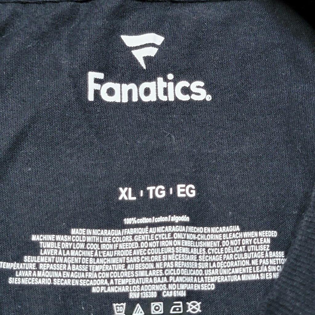 Fanatics Black Unisex Tee Houston Astros Pride Logo - Size XL