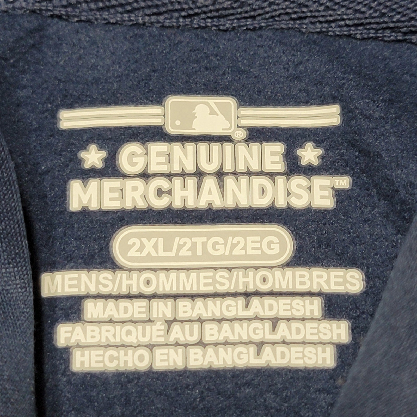 MLB Blue Houston Astros Mens Pullover Hoodie - Size 2XL