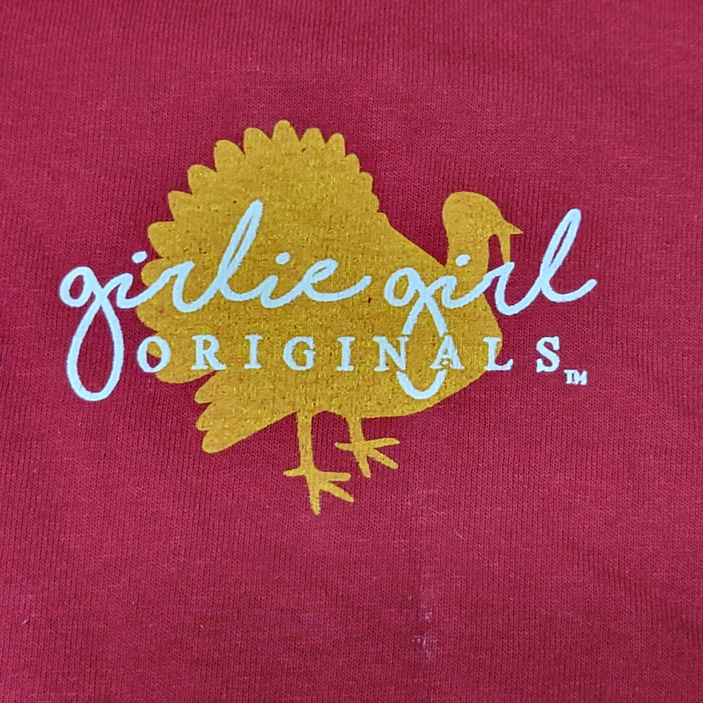 Girlie Girl Originals LS Red Thanksgiving Tee - Size XL
