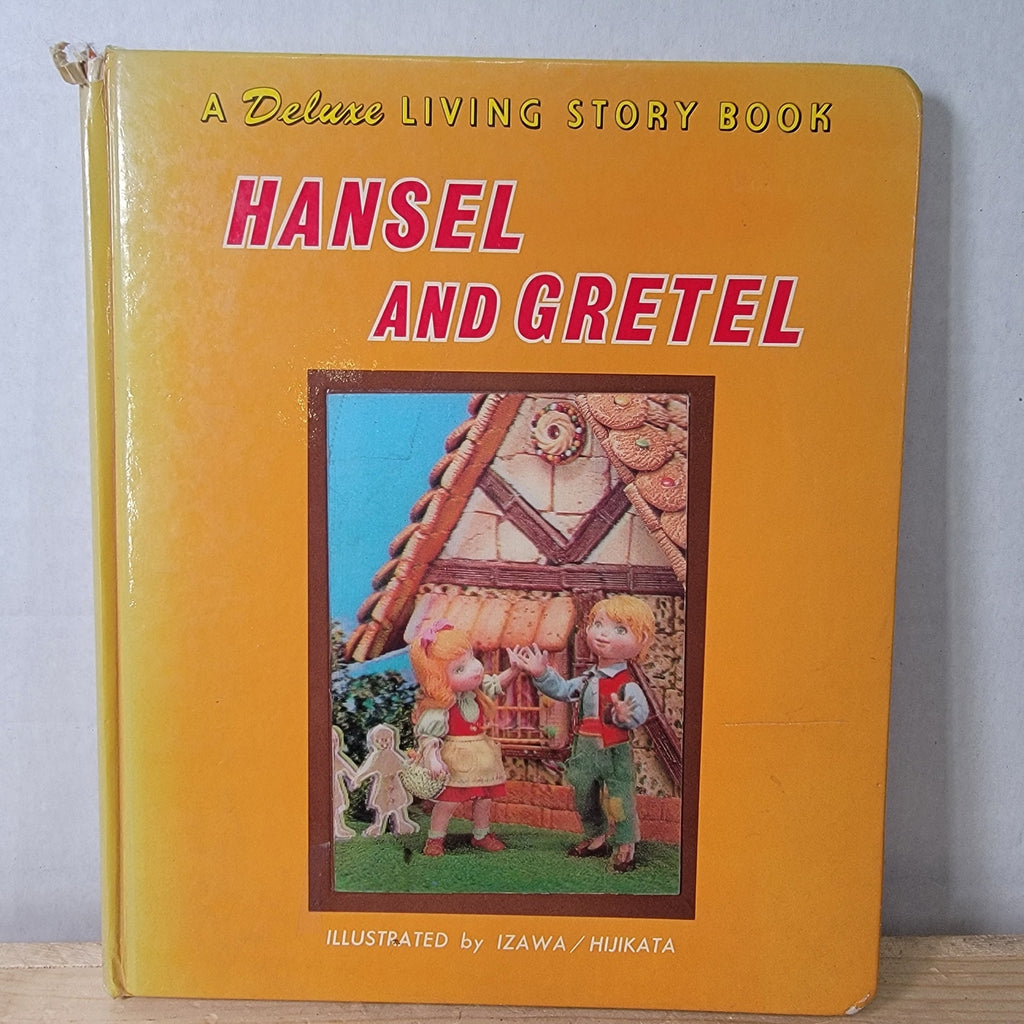 VINTAGE BOOK Hansel And Gretel A Deluxe Living Story Board Book (Crown)