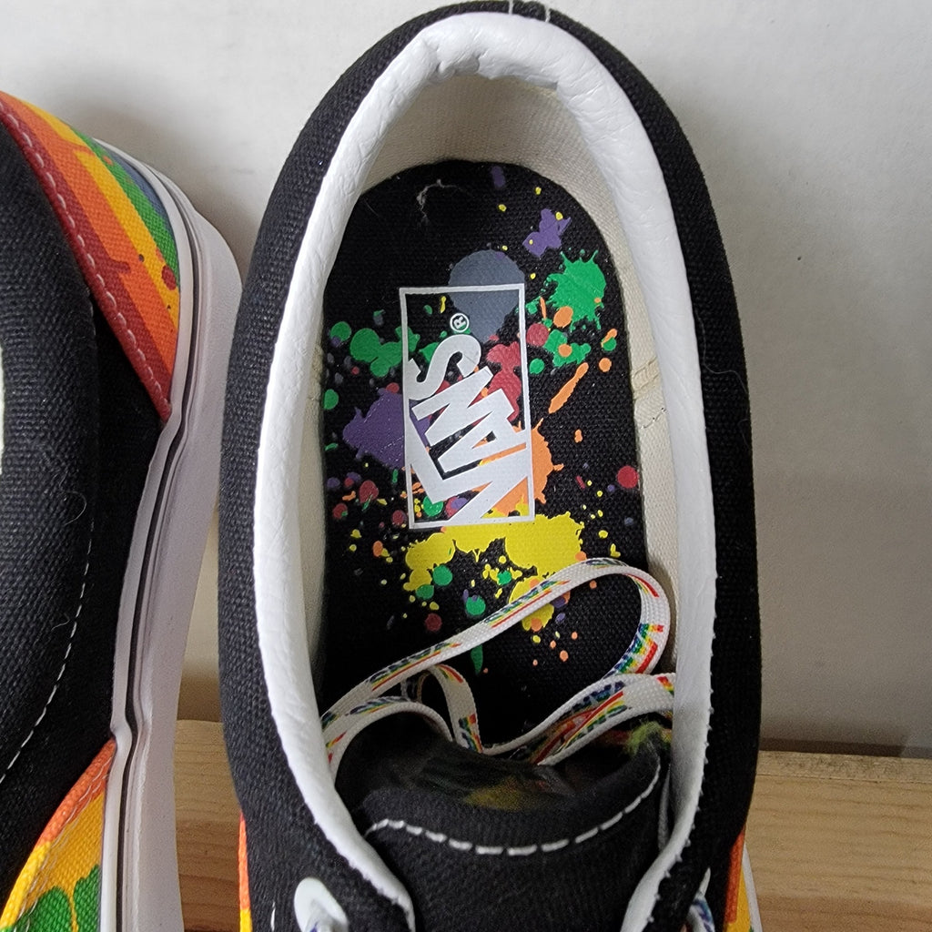 VANS Rainbow Drip Era Sneakers - Size 8M / 9.5W