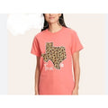 Girlie Girl Originals Salmon Tee Texas Animal Print - Size Large