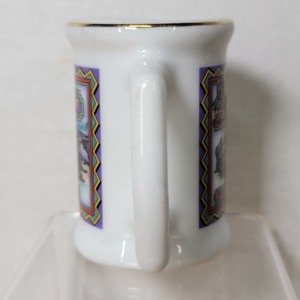 VINTAGE Utah Mini Ceramic Souvenir Mug 2.5"