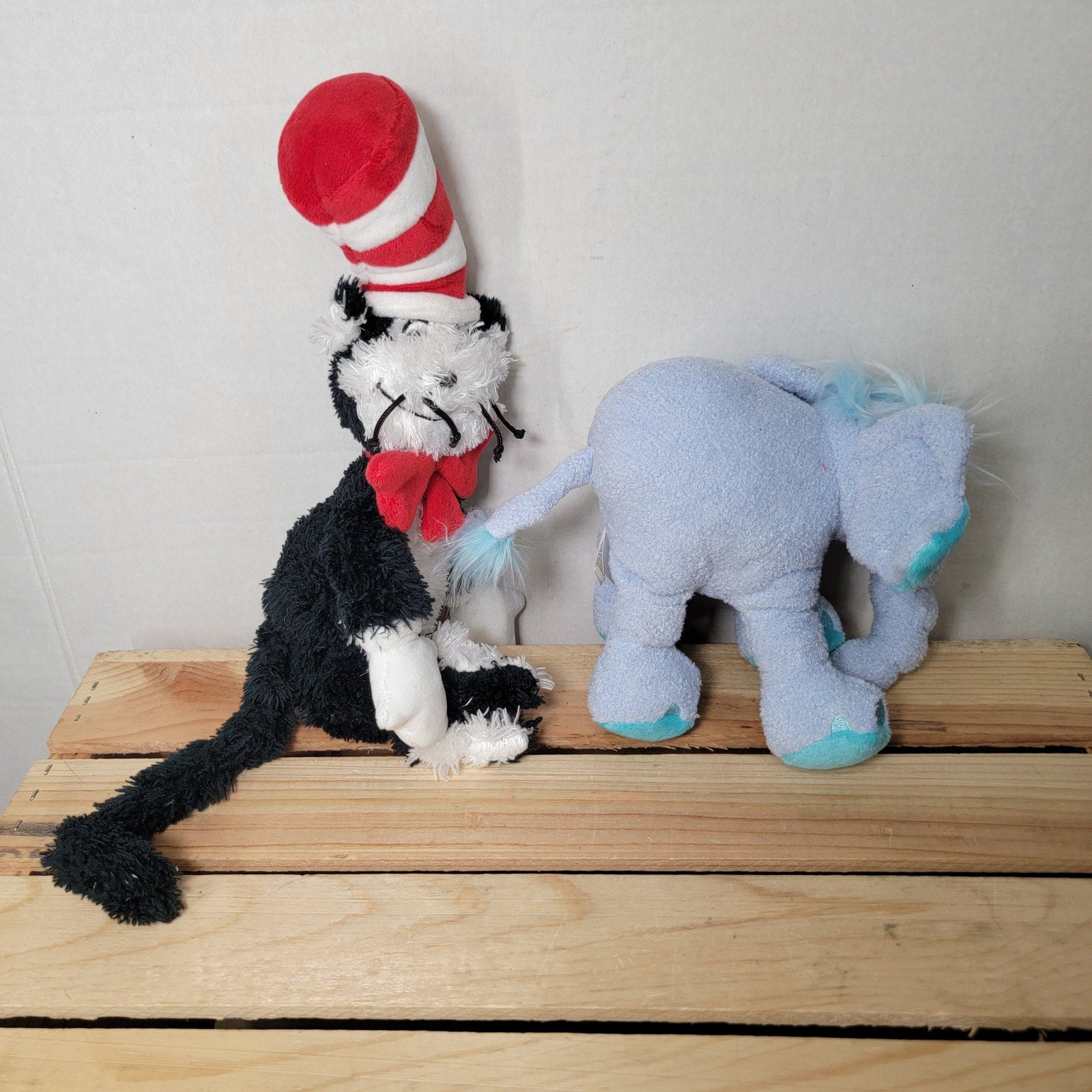 Set of 2 Dr. Seuss Plush Toys: Cat In The Hat & Horton
