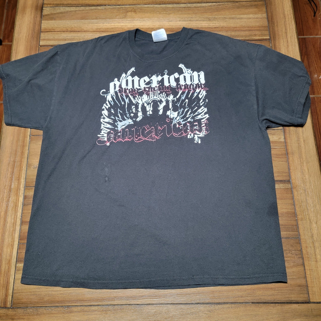 American Drag Racing League Black Unisex Tee - Size 2XL