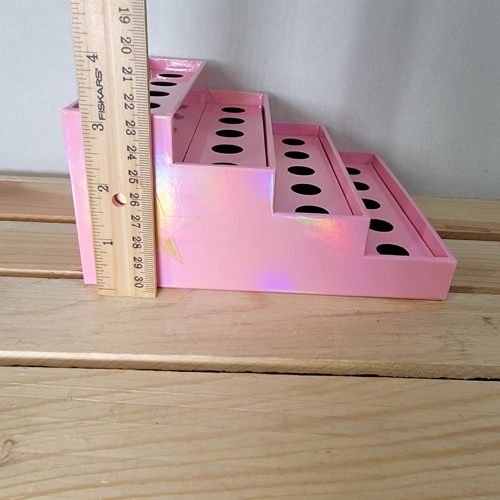 Jeffree Star Cosmetics Pink Shimmer Makeup Display Holder: Supreme Gloss - NWOT