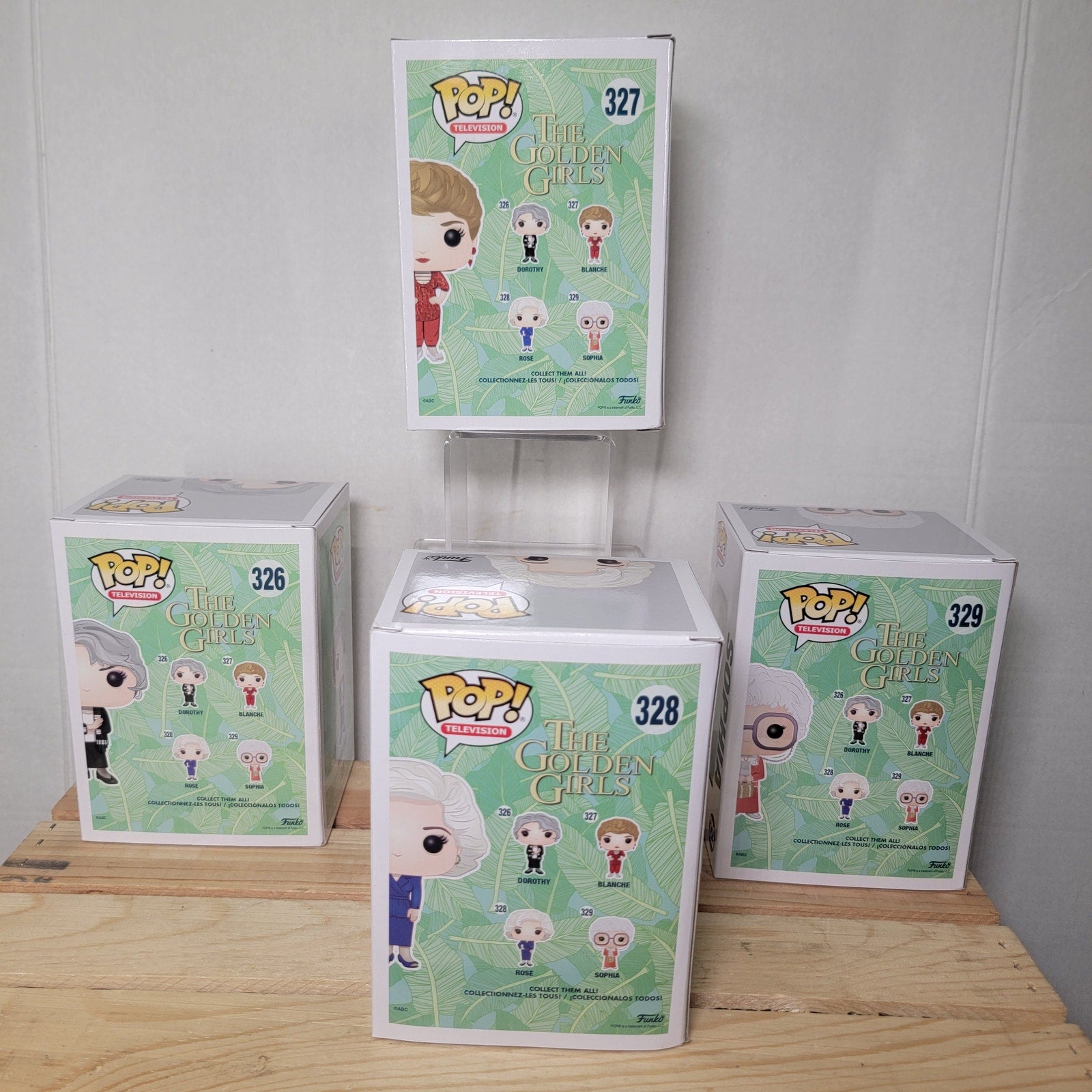 Set of 4 POP! Television The Golden Girls - NEW