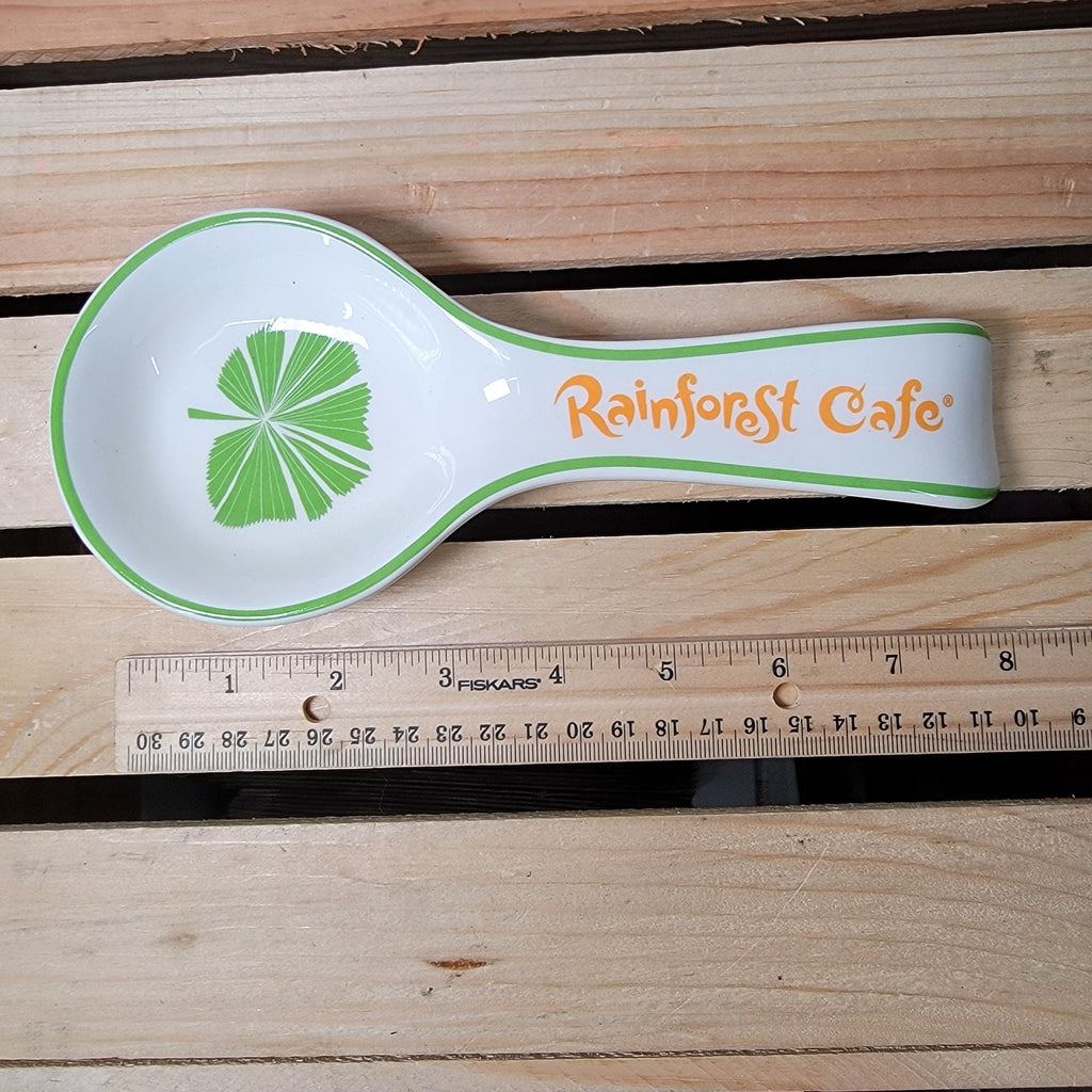 Rainforest Cafe Ceramic Spoon Rest - NWT