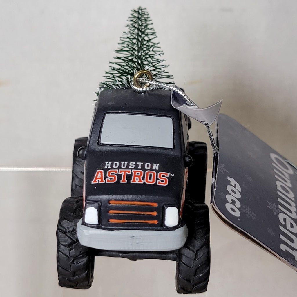 MLB Houston Astros Christmas Ornament Monster Truck w/ Tree - NWT