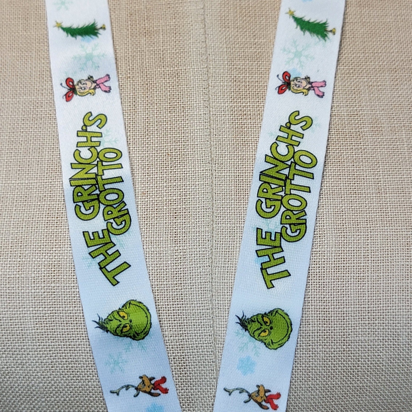 Set of 3 Lanyards: Grinch's Grotto White & Mint and Vineyard Vines