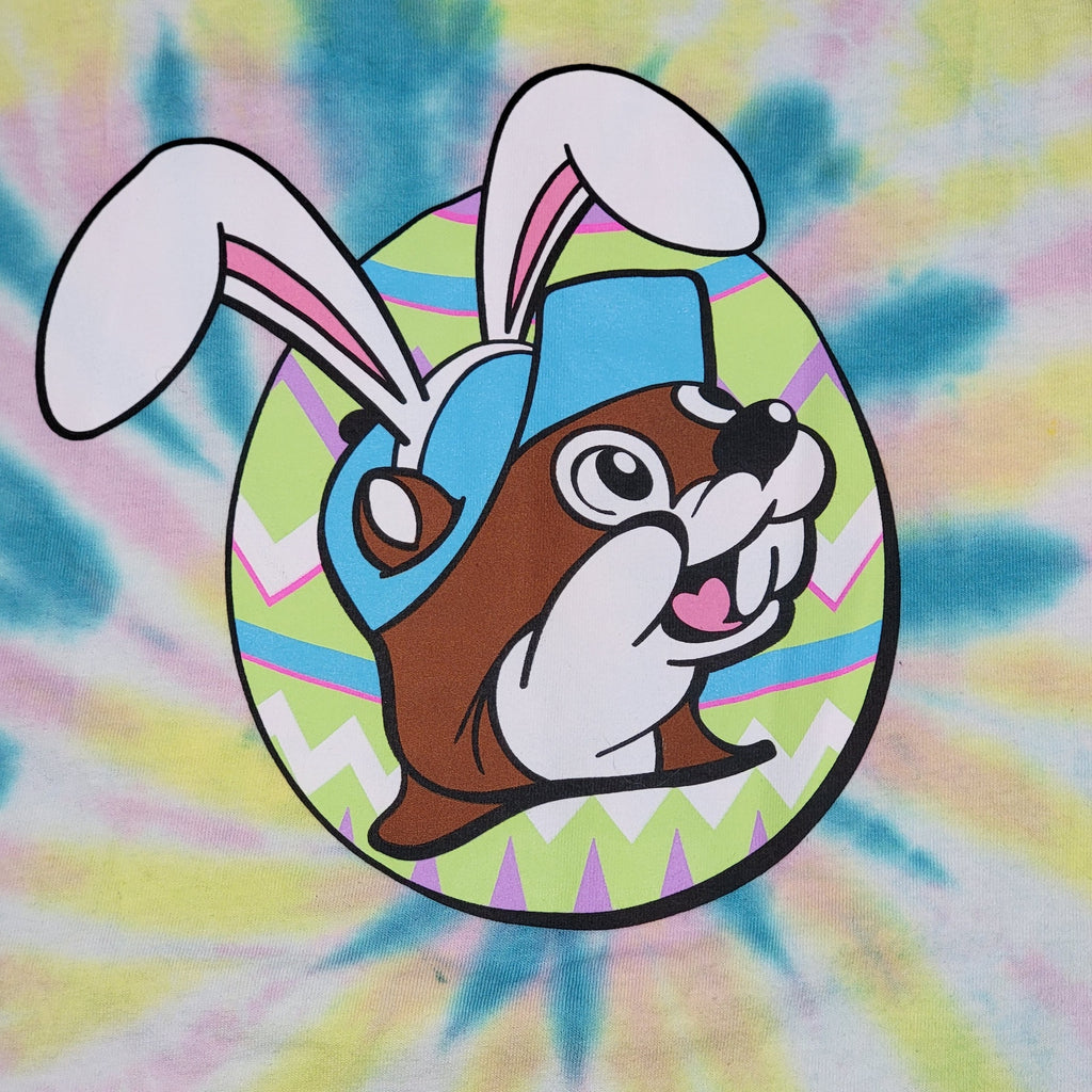 Buc-ee's Easter Pastel Tie-Dye Tee "But Did You Dye" - Size XL