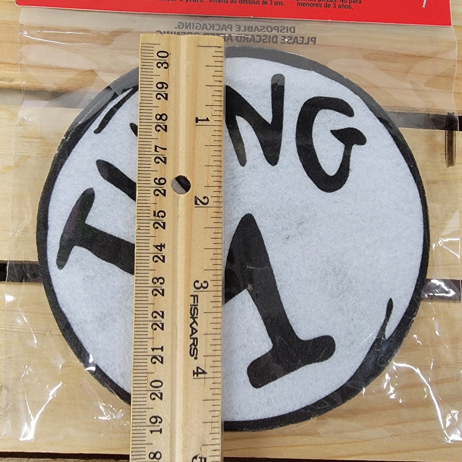 Dr. Seuss Thing 1-9 Iron On Patches 4.5" - New / SEALED