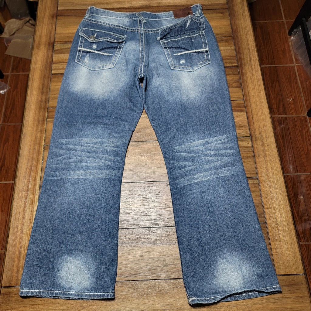 CJ Black Wide Leg Denim Jeans - Size 34/30