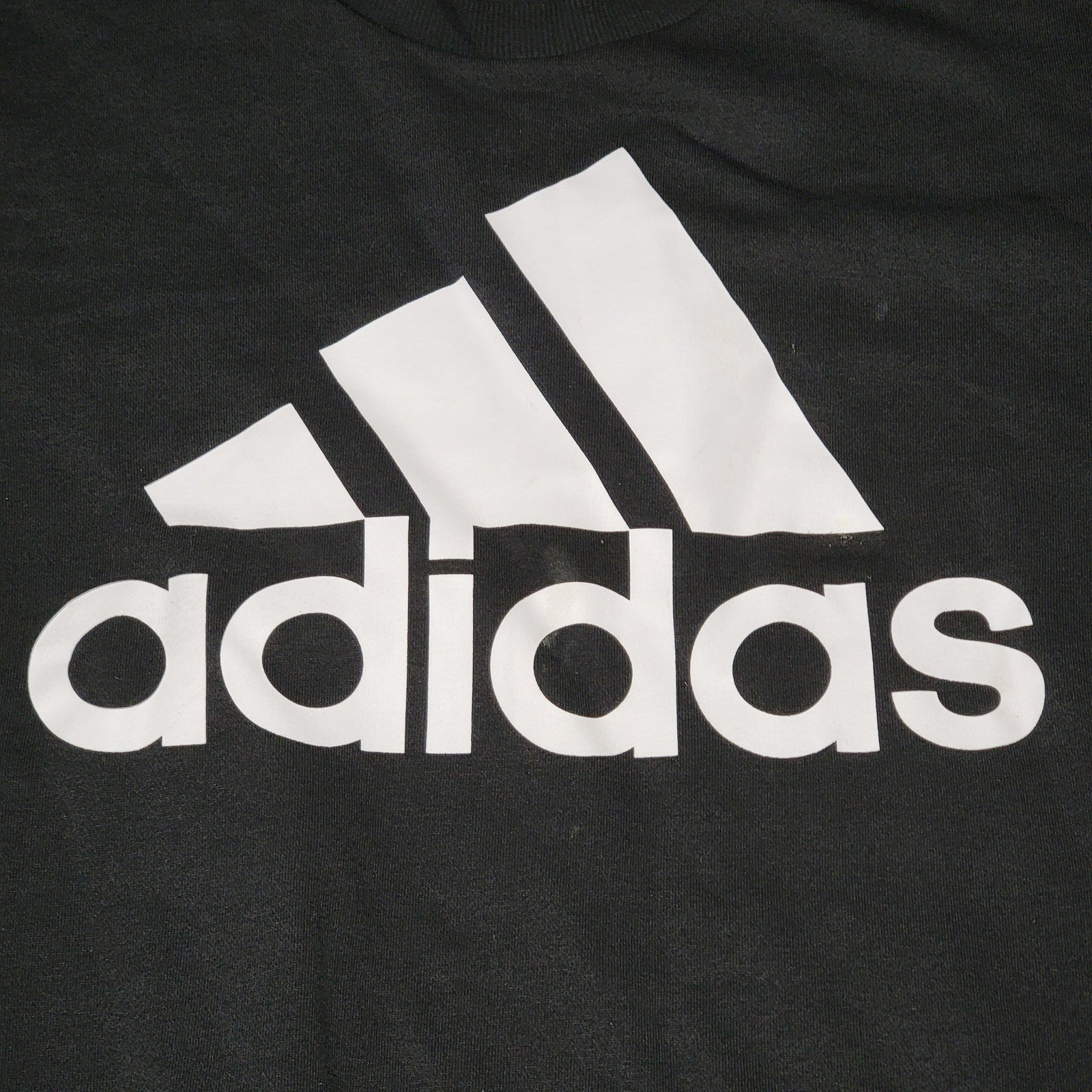 Adidas Oversized Black LS Unisex Sweat Shirt - Size 2XL