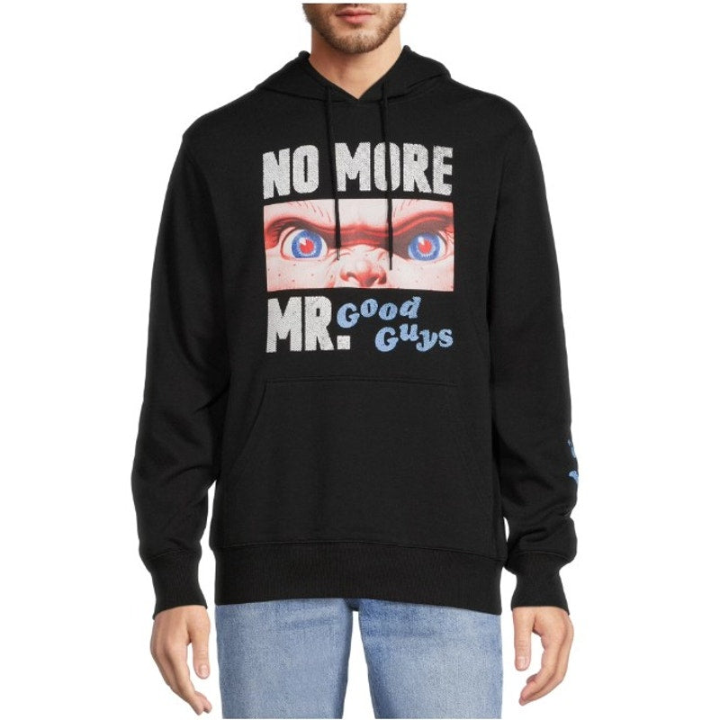 Chucky LS Black Pull-On Unisex Hoodie "No More Mr. Good Guys" - Size 3XL