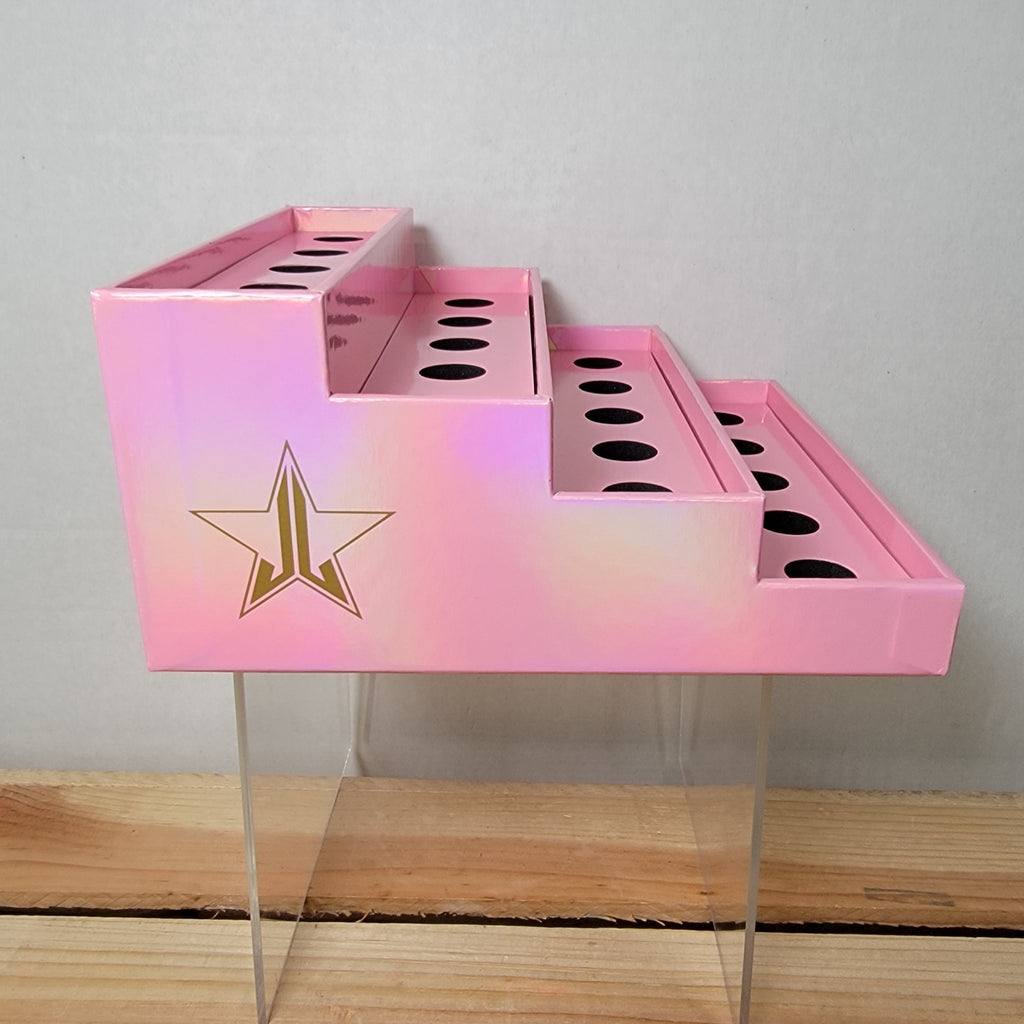 Jeffree Star Cosmetics Pink Shimmer Makeup Display Holder: Supreme Gloss - NWOT