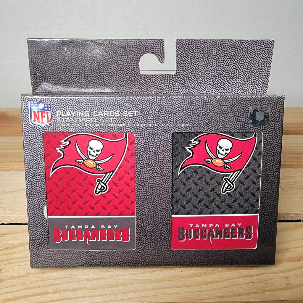 Set of 2 NFL Tampa Bay Buccaneers Standard Size Playing Cards - NEW / SEALED