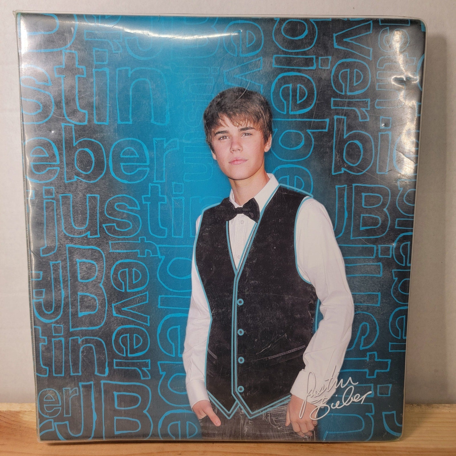 Justin Bieber Blue Binder w/ Dividers & Journal